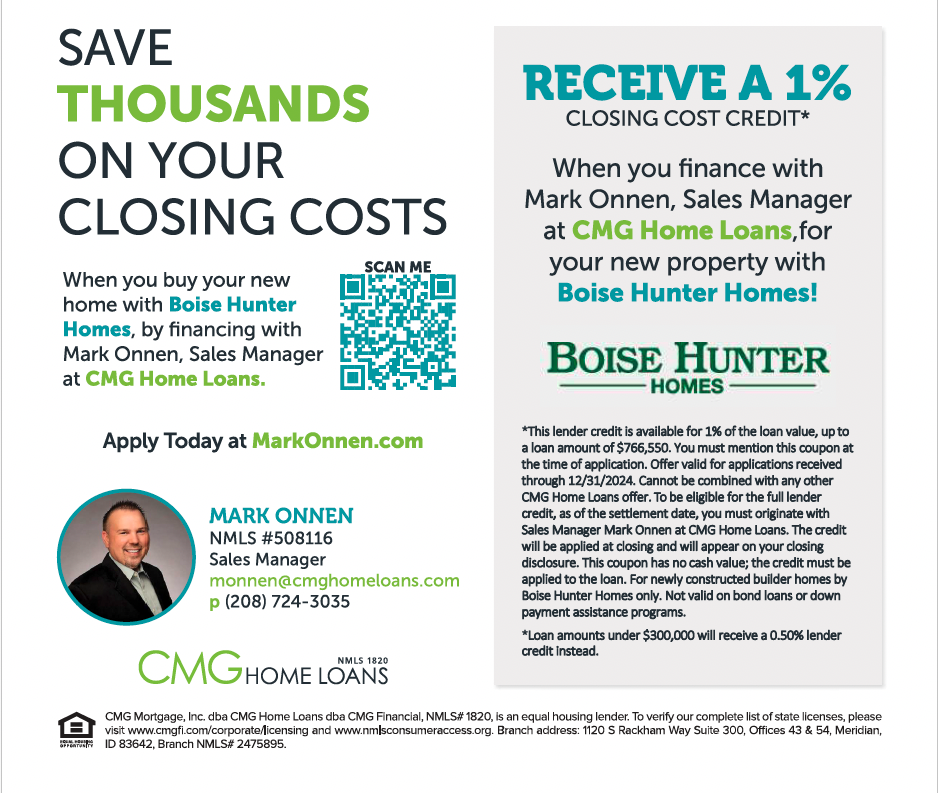 More Savings With Our 1% Closing Cost Credit